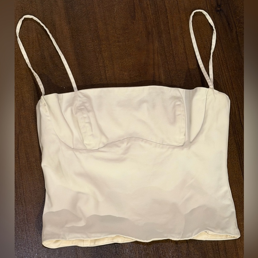 House of CB Audette Corset Top Size XS White